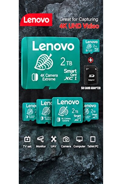 LENOVO Κάρτα μνήμης 2TB (2000GB), Εξαιρετική ταχύτητα μεταφοράς, με αντάπτορα...