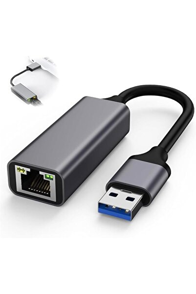 LinJie Usb to Ethernet Adapter, USB 3.0 to Gigabit RJ45 LAN Internet Adapter ...