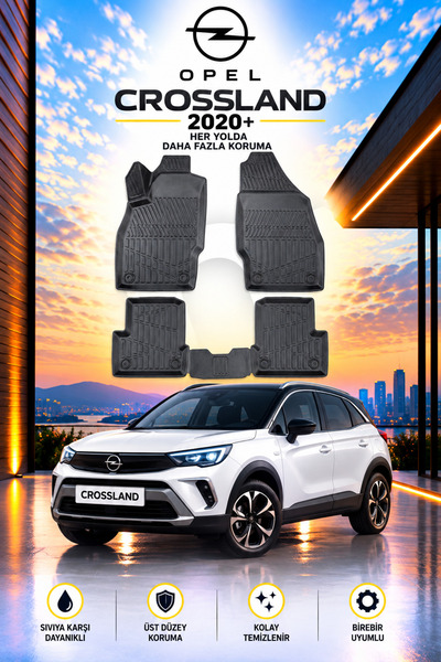 MODxAUTO OPEL CROSSLAND 2020+ ARACINIZA ÖZEL ÜRETİM HAVUZLU PASPAS TAKIMI A+ ...