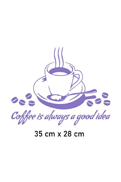 gollee pro ملصق فينيل لجدار المطبخ من COFFEE مقاس 35 سم × 28 سم عالي الجودة