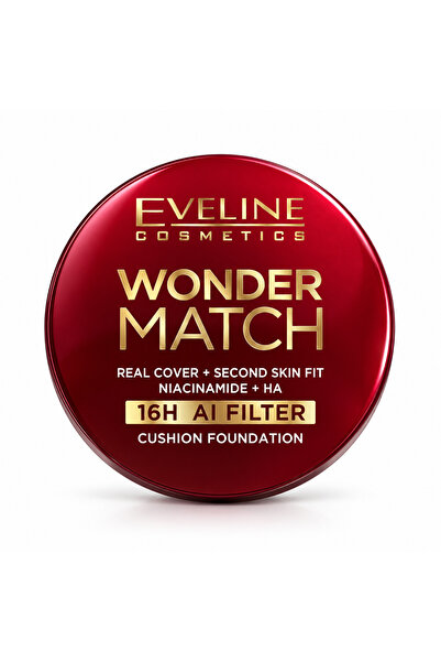Eveline Cosmetics Eveline Wonder Match Cushion Foundation 16H, Πραγματική Κάλ...