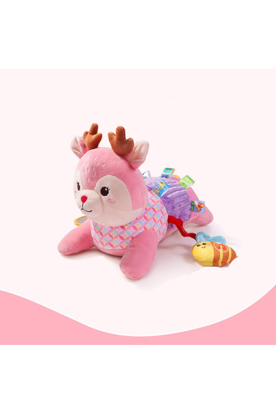 Schulzz Colorful Animal Figure Plush Toy 35 cm Baby Educational and Sensory R...