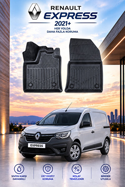 MODxAUTO RENAULT EXPRESS 2021+ PANELVAN ARACINIZA ÖZEL ÜRETİM HAVUZLU PASPAS ...