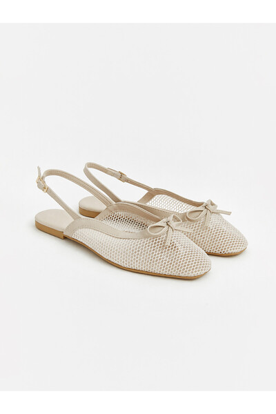LC Waikiki Alita City Lcw Steps Beige Straw Women's Flat Shoes