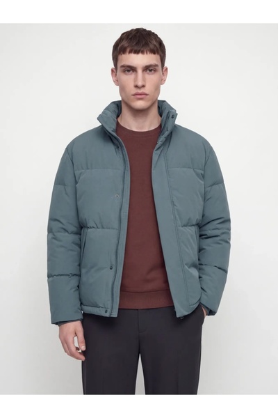 Jack & Jones Мъжко яке, пухено, с висока яка, JJESOHO
