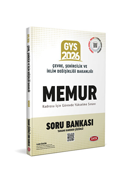 Data Yayınları Çevre ve Şehircilik Bakanlığı Memur Soru Bankası - Karekod Çözümlü 2027