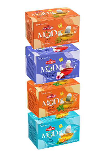 Çaykur Mod Winter Tale after Dinner Four Seasons and Mother Cup Tea Bag Package