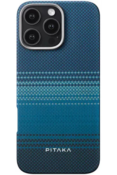 PITAKA Husa de protectie Tactile Woven Aramida Magsafe pentru iPhone 16 Pro M...