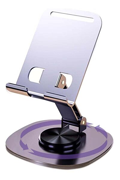 Golau Aluminum Alloy Rotatable Phone Stand - Foldable, Multi-Angle Adjustable...