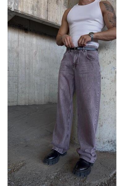 Yıkamalı Baggy Fit Jean.