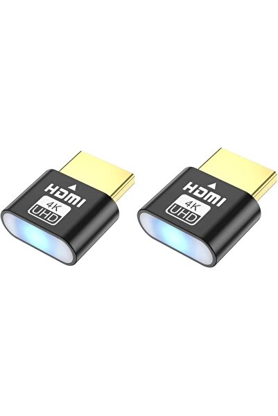 HaveLovely قابس HDMI وهمي بدقة 4K HDR، محاكي شاشة افتراضية EDID، محول عرض بدو...