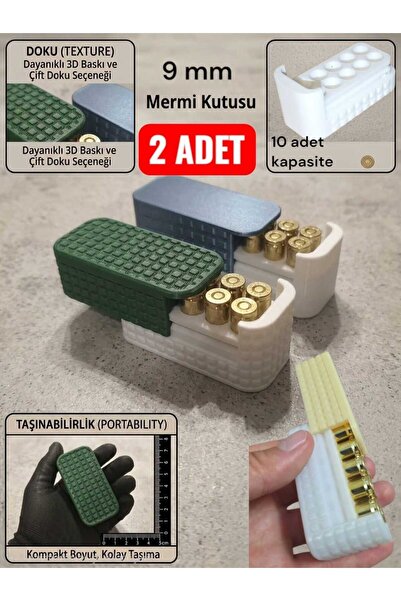 9 MM Kurşun Kutusu,Mini Mühimmat Kutusu