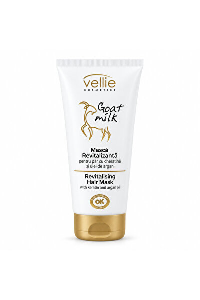 Vellie Cosmetics Vellie Αναζωογονητική Μάσκα Μαλλιών με Γάλα Κατσίκας, Κερατί...