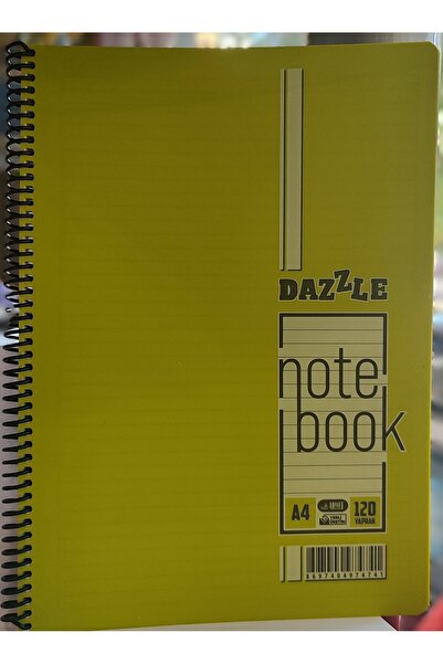ada çanta kırtasiye Dazzle A4 120 Sheets Spiral Ruled Notebook Ard990001