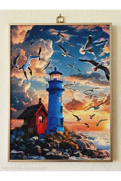 DNZt 5D Diamond Painting 30x40 cm Elmas Mozaik Boncuklu Taşlı Goblen Pano Tab...