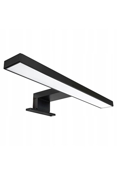 LEDtechnics Lampă LED neagră pentru baie, pentru oglindă sau montare peste du...
