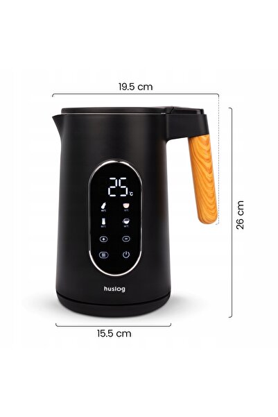 Huslog Fierbător HUS1049 cu temperatură reglabilă 1,7L 2200W bază rotativă 36...