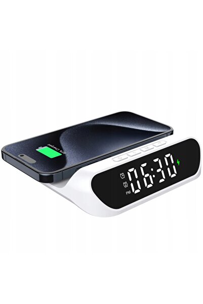 nobitech Încărcător wireless, ceas cu alarmă, alarmă electronică cu inducție ...