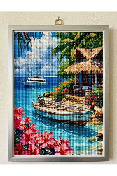 DNZt 5D Diamond Painting 30x40 cm Elmas Mozaik Boncuklu Taşlı Goblen Pano Tab...