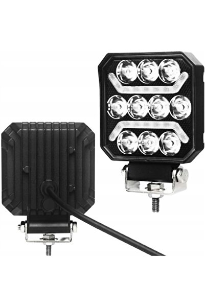 kamar Lampă de lucru 10 LED-uri albe HALOGEN 2 benzi LED galben-chihlimbar