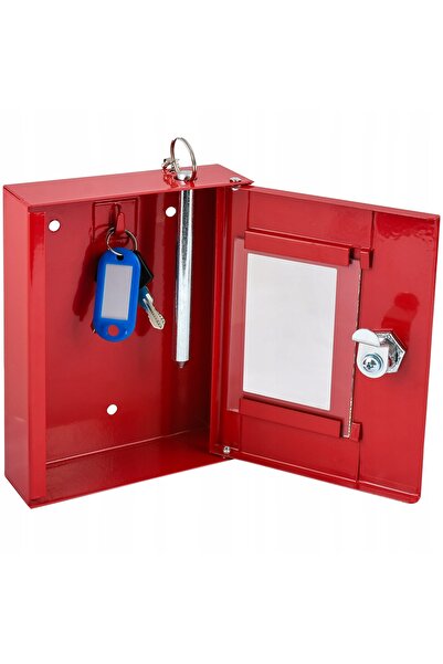 NO BRAND Seif metalic pentru chei de urgență P-FIRE HAZARD cu întrerupător