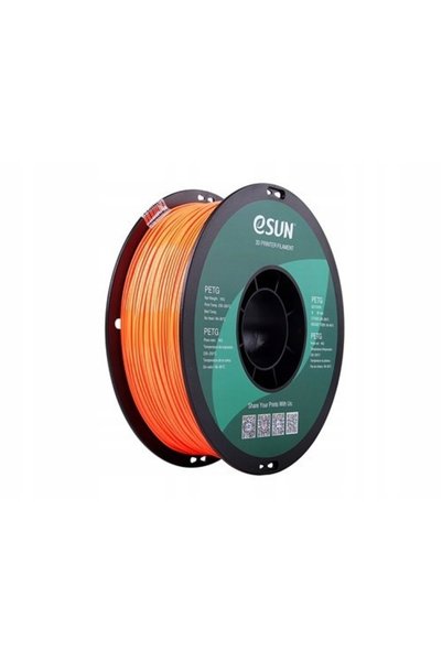 eSun Filament PETG solid portocaliu pe rolă de hârtie 1.75mm