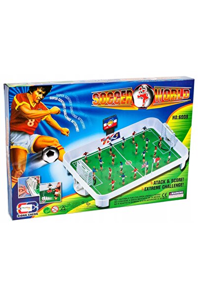 NO BRAND Fotbal de masă cu arcuri, 22 de jucători, tabel de scor