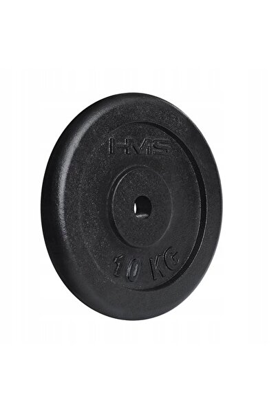 HMS Disc de greutate pentru bară de haltere, pentru antrenament de forță, 10 kg