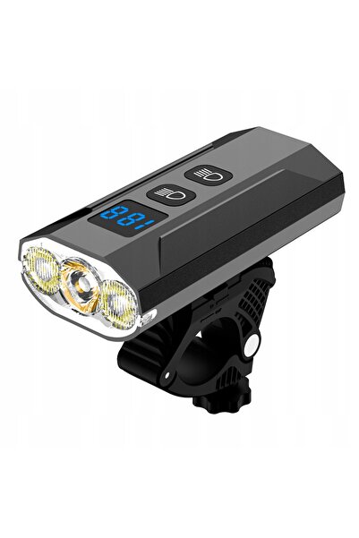 nobitech Lumină frontală USB puternică pentru bicicletă, far de ghidon reîncă...
