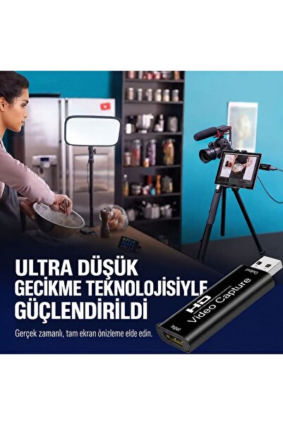 POPKONSOL Full Hd 1080P HDMI Video Capture Card Youtube Twitch Tiktok Live Streaming Game Video Recording Device
