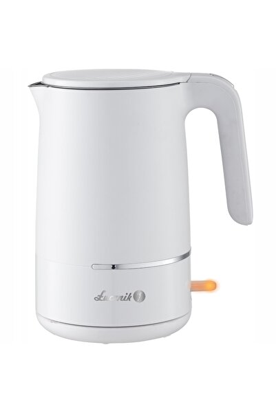 Łucznik Fierbător electric fără fir, alb, 1.7L, cu economie de energie