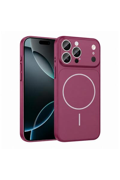 Zebana Apple iPhone 13 Pro Max Uyumlu Kılıf TitanMag Kılıf (iPhone 18 Pro Max...