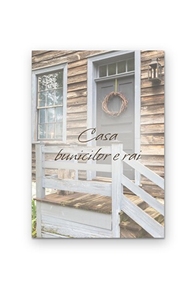 OEM Poster Carton 250g A4 Tablou decorativ Casa bunicilor e rai, Citat motiva...
