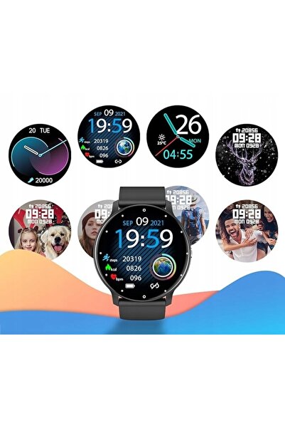 NO BRAND SMARTWATCH BĂRBAȚI FEMEI CEAS NEGRU SPORT APELURI BLUETOOTH FITNESS