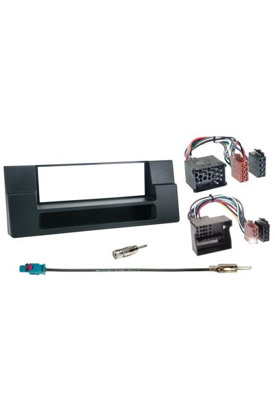 NO BRAND Ramă adaptoare cu buzunar + conector ISO pentru instalarea radioului...