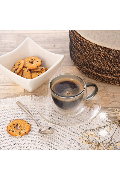 ARTEMİSPAK 2x Cești termice cu pereți dubli pentru cafea espresso, de 90 ml
