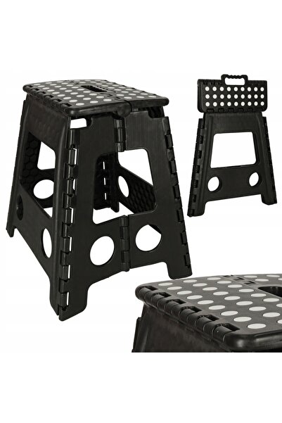 ARTEMİSPAK Scaun pliant, taburet pliabil, scaun de drumeție, din plastic, mare