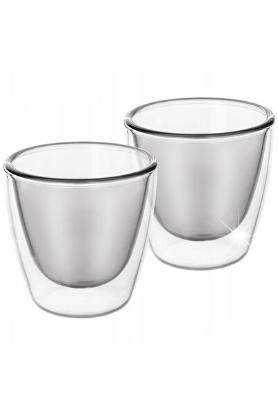 ARTEMİSPAK 2 pahare termice cu pereți dubli pentru cafea espresso, de 90 ml