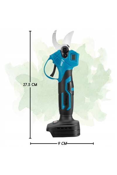 NO BRAND FOARFECĂ DE GRĂDINĂ CU BATERIE, FOARFECĂ ELECTRICĂ PENTRU RAMURI, 2 ...
