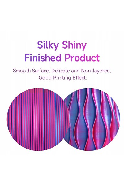 eSun PLA-Silk Magic negru roșu 1.75mm 1kg bobină de hârtie