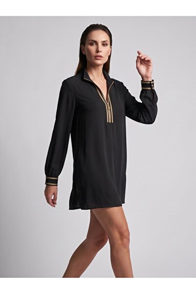 Herry Kadın Premium Kalite Şifon Tunik Tiril Tiril Dökümlü bluz