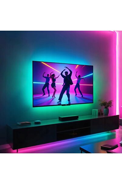NO BRAND Bandă luminoasă LED ProRock pentru TV HDMI 2.0 (Fără aplicația Smart...
