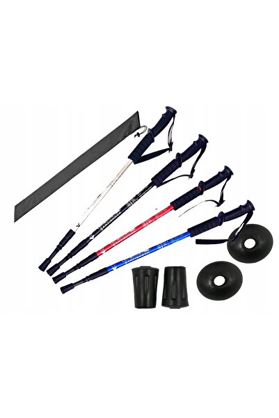 NO BRAND 6W1 HQ Bețe de Nordic Walking și Trekking din Aluminiu, Mâner din Ca...