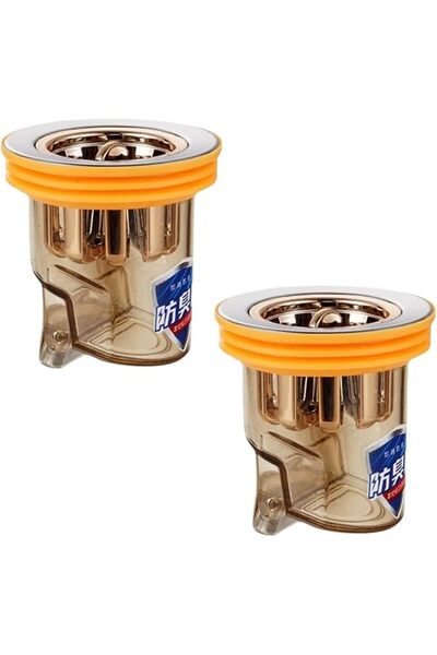 GENERAL Drain Backflow Preventer, 2-Pack Anti-Sewer Smell Shower Valve with C...