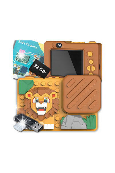 ZeeTech Cameră digitală pentru copii 40Mpx, cameră selfie, jocuri + card de 32GB