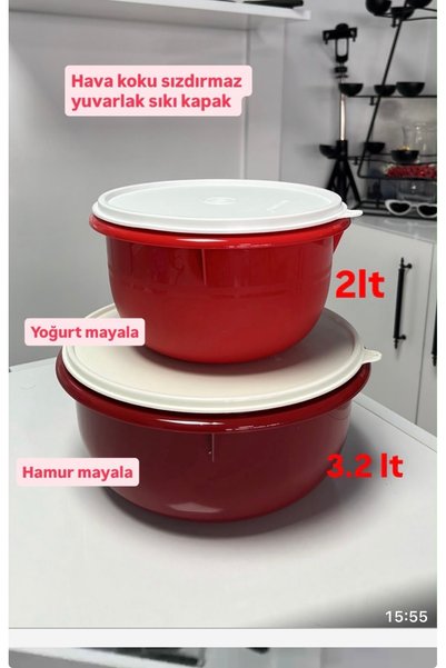 Tupperware Miksim 3.5 lt Ve 1 Lt Görseldeki Renkler