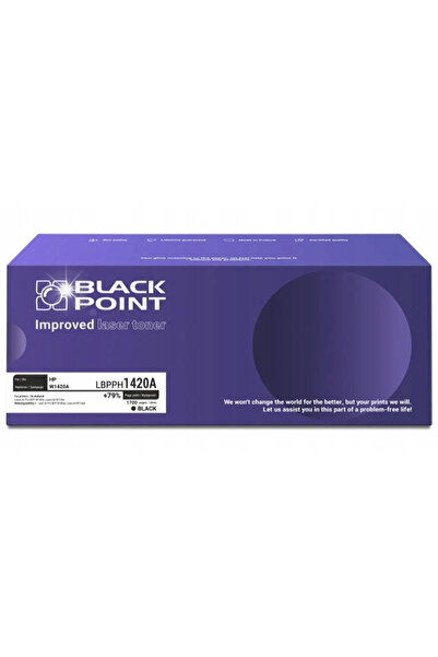 Black Point Toner LBPPH1420A înlocuitor pentru HP W1420A Negru/czarny 1700 st...