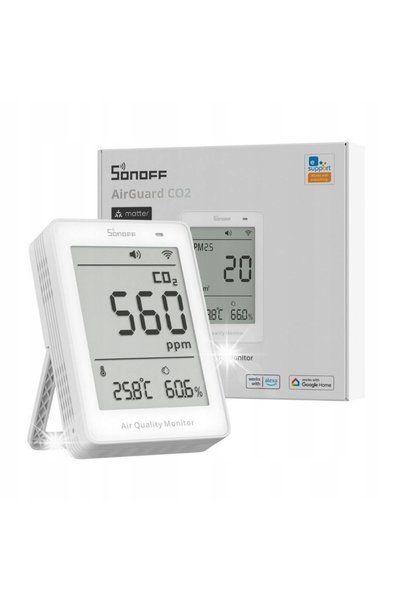 Sonoff SAWF-08P AirGuard CO2 NDIR contor de dioxid de carbon cu transmisie WiFi