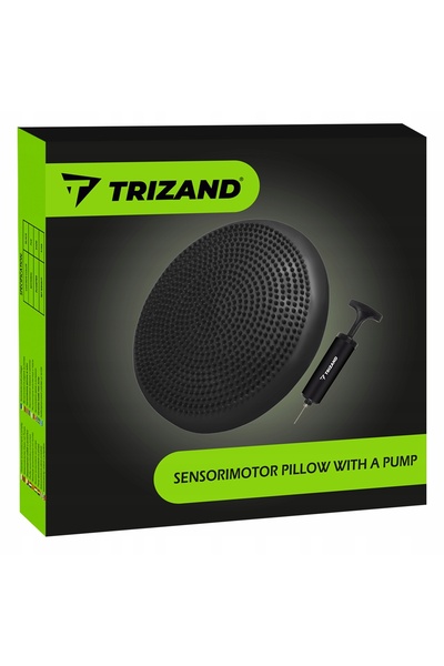 Trizand Pernă disc senzorial-motor negru 34 cm 5 cm