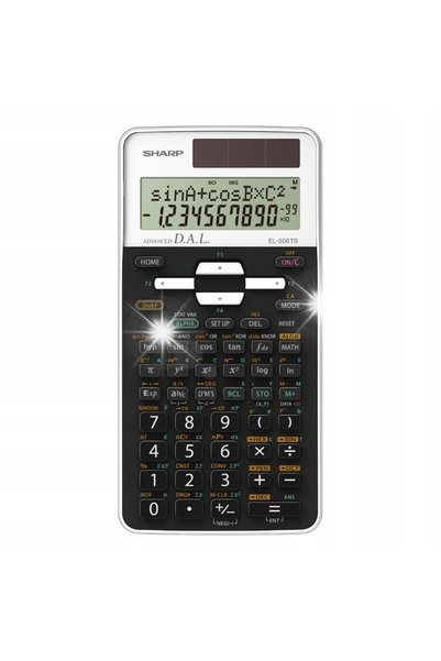 Sharp Calculator Științific Birou Școală 470 funcții 10 cifre SOLAR 2 linii